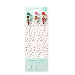 Swig Classic Nutcracker Straw Topper Set