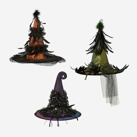 180 Degree Feather Witch Hat