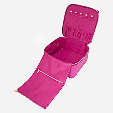 Tonic Berry Lux Velvet Large Jewelry Case