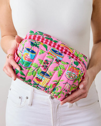 Print Fresh Kitchen Garden Quilted Pouch