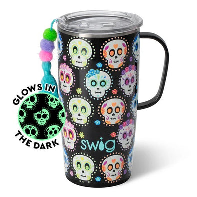 Swig Sugar Skull 22oz Travel Mug