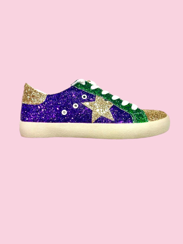 Camel Threads Mardi Gras Glitter Sneaker