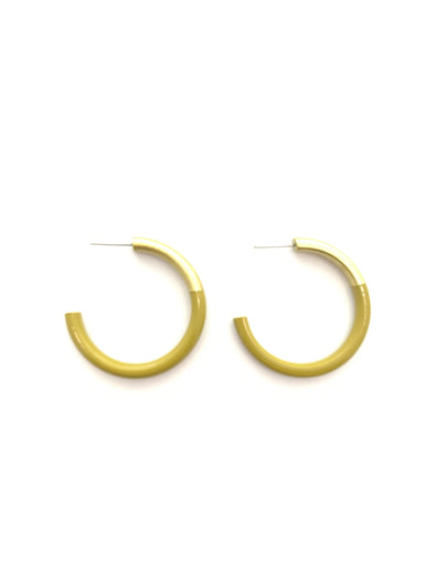 Accessory Jane Sweet Olive Medium Liz Hoops
