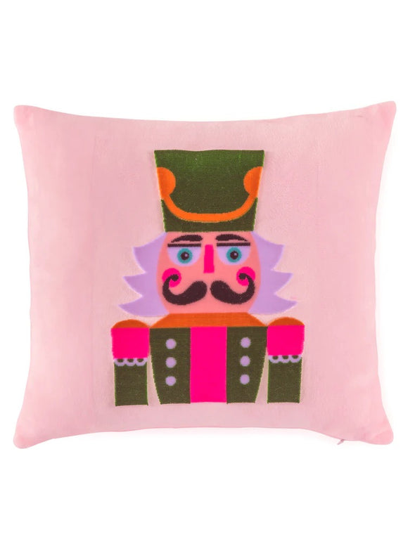 Shiraleah Blush Nutcracker Pillow