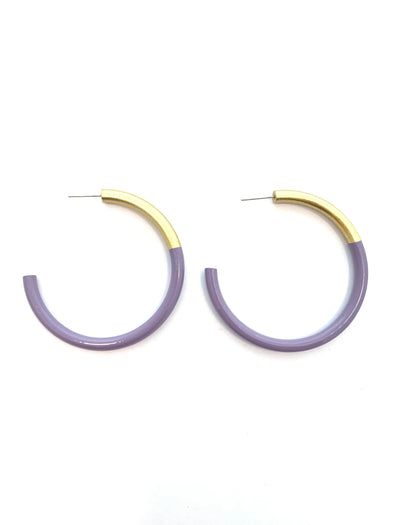 Accessory Jane Lilac Medium Liz Hoops