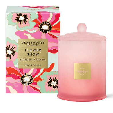 Glasshouse 13.4oz Flower Show Candle