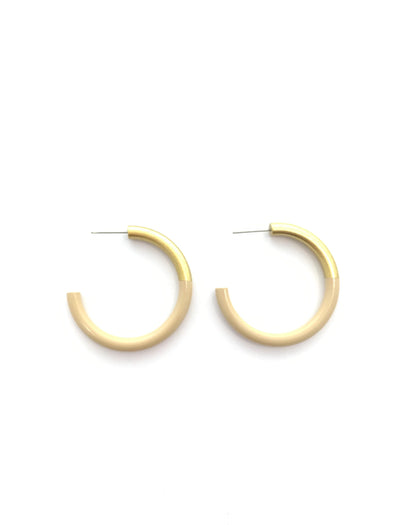 Accessory Jane Tan Medium Liz Hoops