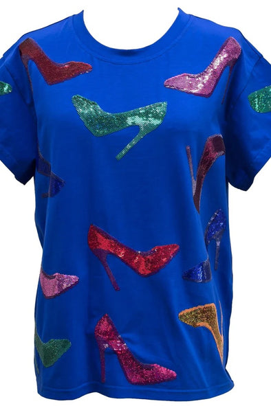 QOS Royal Blue Stiletto Tee