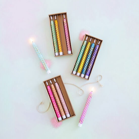 Glitterville Rainbow Boxed Candles