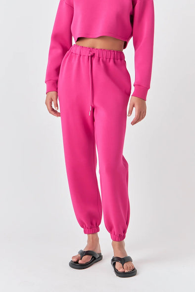 Grey Lab Fuchsia Scuba Pants