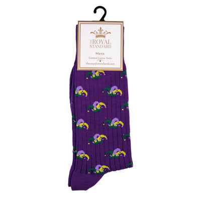 Royal Standard Mardi Gras Jester Socks