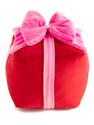 Shiraleah Red Large Gift Box Pillow