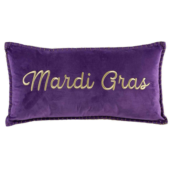 Royal Standard Mardi Gras Lumbar Pillow