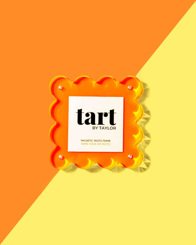 Tart by Taylor Neon Orange Mini Acrylic Picture Frame