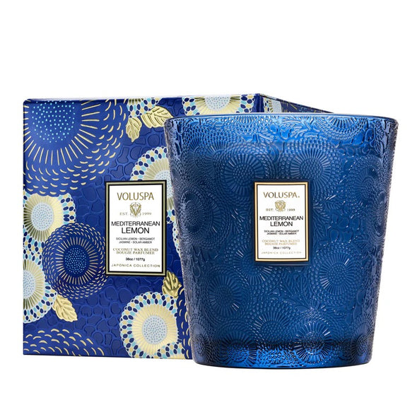 Voluspa Mediterranean Lemon 3W Hearth Candle