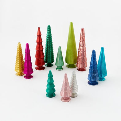 180 Degree Glass Colorful Tree