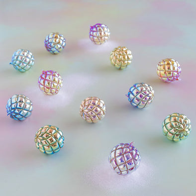 Glitterville Glass Opalescence Essence Ball Ornament