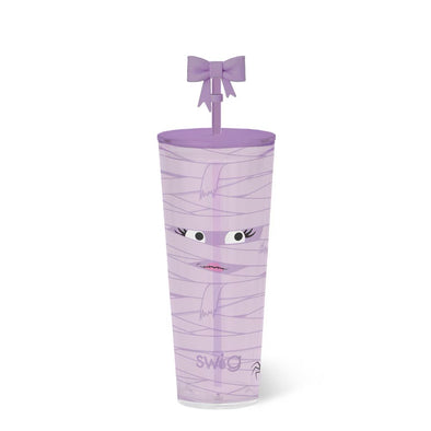 Swig Boo Crew Mummy Plastic Tumbler with Straw