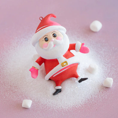 Glitterville Red Baby Papa Noel Ornament