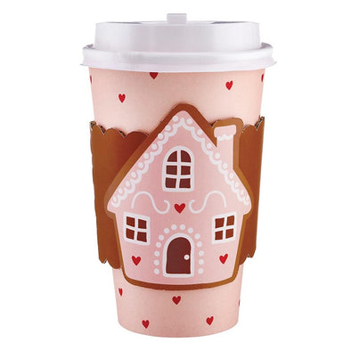 Slant Gingerbread House To Go Cups 8 Count