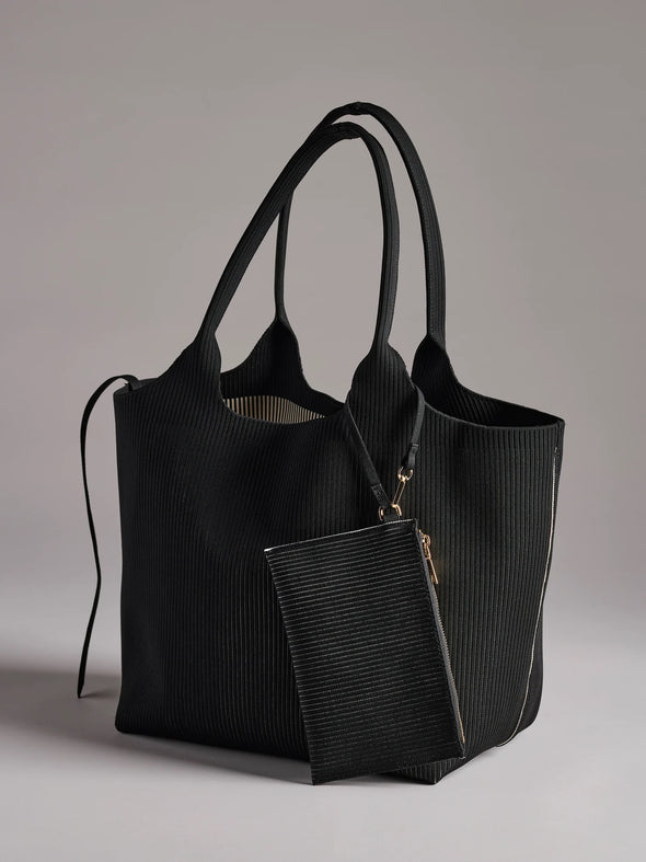 Shiraleah Black Robbie Tote