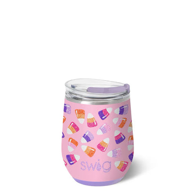 Swig Candy Corn 12oz Stemless Wine Cup