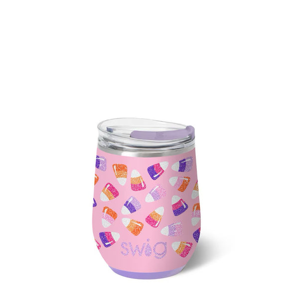 Swig Candy Corn 12oz Stemless Wine Cup