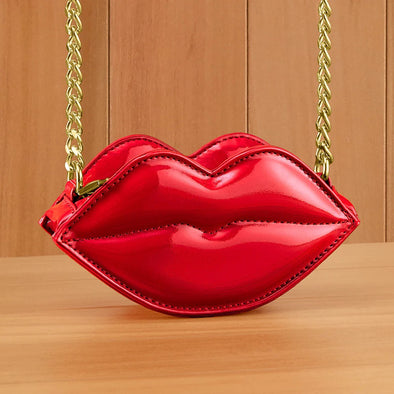 Shiraleah Red Kiss Mini Bag