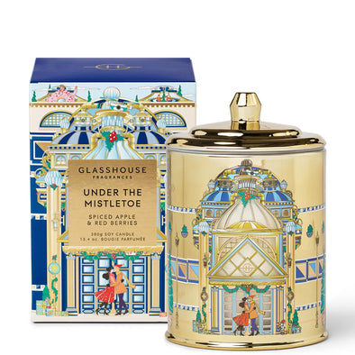 Glasshouse 13.4oz Under the Mistletoe Candle