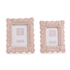Two's Company 8"x10" Pink Wicker Photo Frame