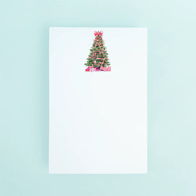 Taylor Paladino Pink Christmas Tree Notepad