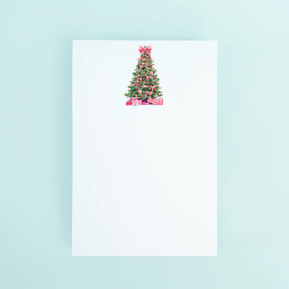 Taylor Paladino Pink Christmas Tree Notepad