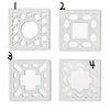 Two's Company Geometric Design Mirrors