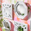Two's Company Geometric Design Mirrors