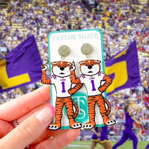 Taylor Shaye LSU Mike the Tiger Drops