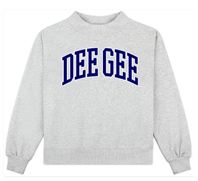 Duo Threads Delta Gamma Mock Neck Crew