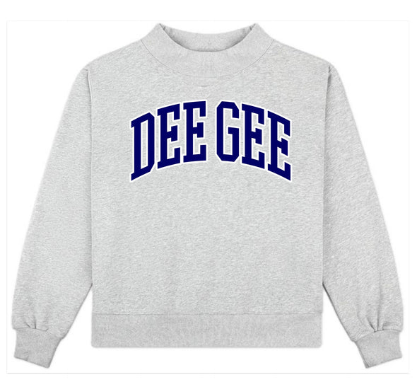 Duo Threads Delta Gamma Mock Neck Crew