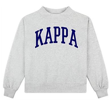 Duo Threads Kappa Kappa Gamma Mock Neck Crew