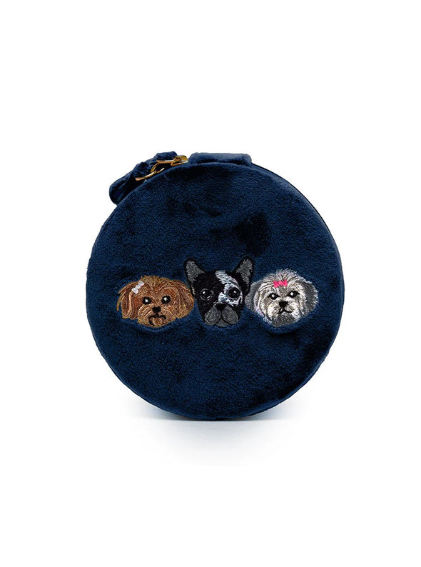 Living Royal Puppy Jewelry Zip Case