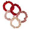 Bella Sleep + Spa Small Velvet Scrunchie Ornament - Blush
