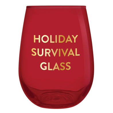 Slant 20oz Wine Glass - Holiday