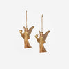 180 Degree Gold Angel Ornament