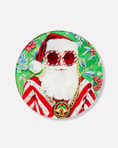 Tart By Taylor Swanky Santa Individual Coaster