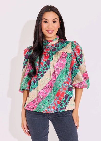 Alden Adair Alabaster Mel Top