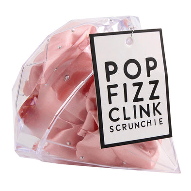 Bella Sleep + Spa Large Rhinestone Scrunchie Ornament - Blush