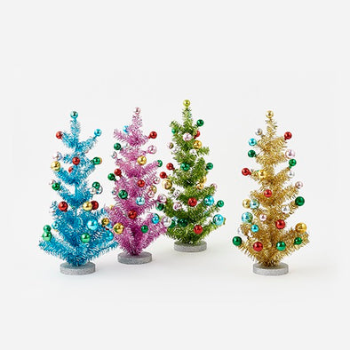 180 Degree 16" Tinsel Tree