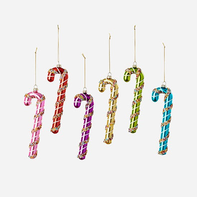 180 Degree Candy Cane Ornaments