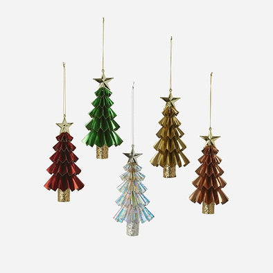 180 Degree Foil Tree Ornaments