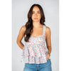 Sincerely Ours Cherry Checkered Bella Tank