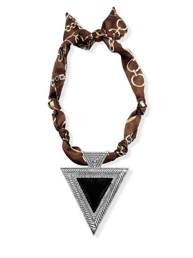 Kristalize Triangle Scarf Necklace